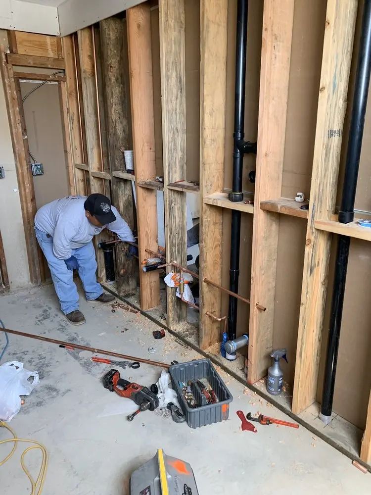 Commercial rough-in plumbing for Gas Line Repair in Taylor Town
